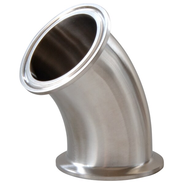 Steel & Obrien 3" Tri-Clamp End 45 Degree Elbow - 304SS 2KMP-3-304 - main